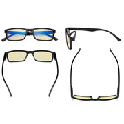 eyekeeper.com 4 Pack Vintage Blue Light Blocking Reading Glasses TM057 Eyeglasses