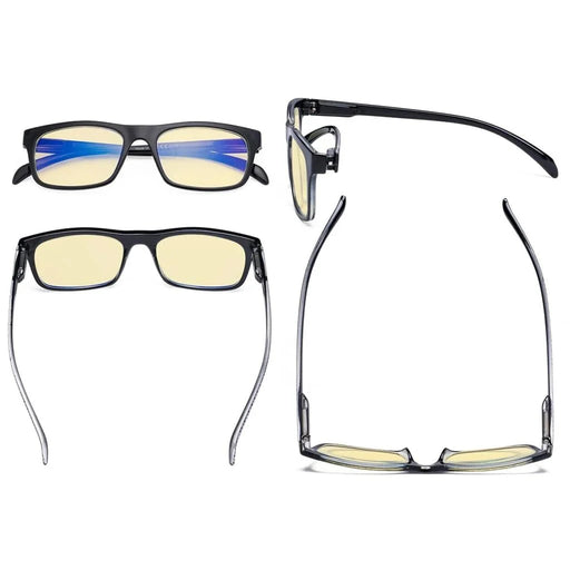 eyekeeper.com 4 Pack Vintage Pattern Blue Light Blocking Readers TMR047 Eyeglasses