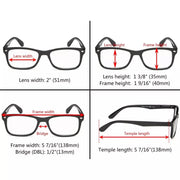 eyekeeper.com 4 Pack Vintage Reading Glasses R075 Eyeglasses