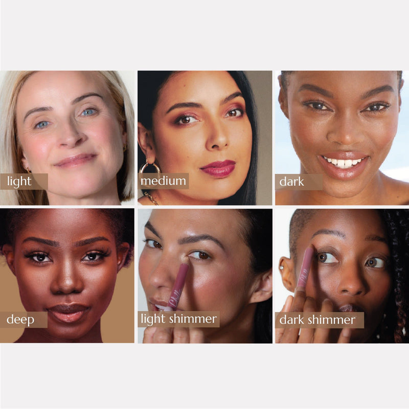 Chella highlighter pencil Brow & Eye Rosy Brown Light,Medium,Dark,Deep