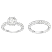 Bids.com 14K White Gold 1 ct. TDW Round Cut Diamond Ring (G-H, I1-I2) Rings