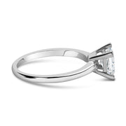 Bids.com 14K White Gold 1.0 Cttw Princess Lab-Grown Diamond Solitaire Engagement  Ring (F-G Color, VS1-VS2 Clarity) - Ring Size 7 Rings