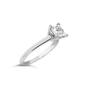 Bids.com 14K White Gold 1.0 Cttw Princess Lab-Grown Diamond Solitaire Engagement  Ring (F-G Color, VS1-VS2 Clarity) - Ring Size 7 Rings