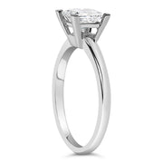 Bids.com 14K White Gold 1.0 Cttw Princess Lab-Grown Diamond Solitaire Engagement  Ring (F-G Color, VS1-VS2 Clarity) - Ring Size 7 Rings