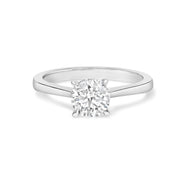 Bids.com 14K White Gold 1.0 Cttw Round Lab Grown Diamond Eagle Claw 4-Prong Set Solitaire Engagement Ring (F-G Color, VS2-SI1 Clarity) - Ring Size 7 Rings