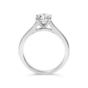 Bids.com 14K White Gold 1.0 Cttw Round Lab Grown Diamond Eagle Claw 4-Prong Set Solitaire Engagement Ring (F-G Color, VS2-SI1 Clarity) - Ring Size 7 Rings