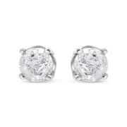 Bids.com 14K White Gold 3/4 Cttw Lab Grown Diamond 4-Prong Classic Stud Earrings (F-G Color, VS2-SI1 Clarity) Earrings