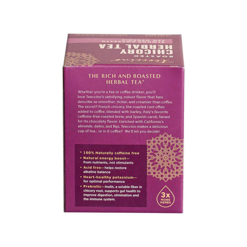 Teeccino Almond Amaretto Roasted Herbal Tea Herbal Tea