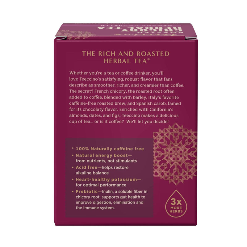 Teeccino Almond Amaretto Roasted Herbal Tea Herbal Tea