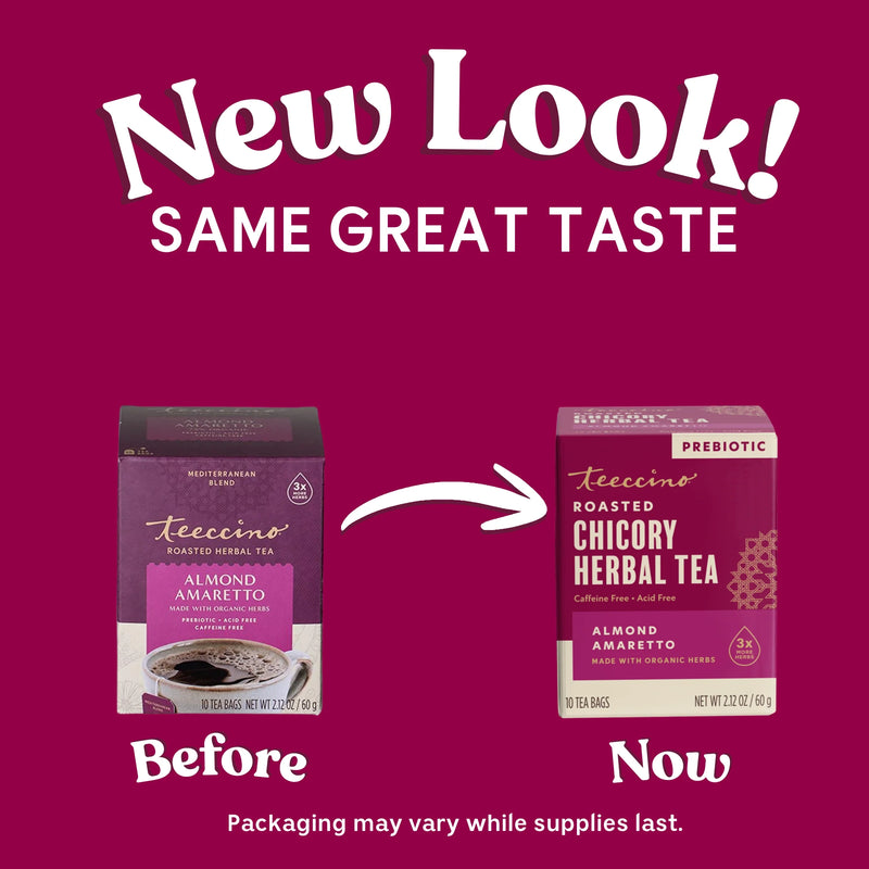 Teeccino Almond Amaretto Roasted Herbal Tea Herbal Tea