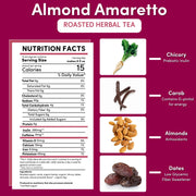 Teeccino Almond Amaretto Roasted Herbal Tea Herbal Tea