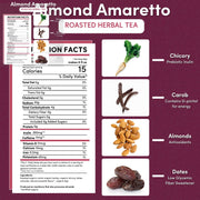 Teeccino Almond Amaretto Roasted Herbal Tea Herbal Tea