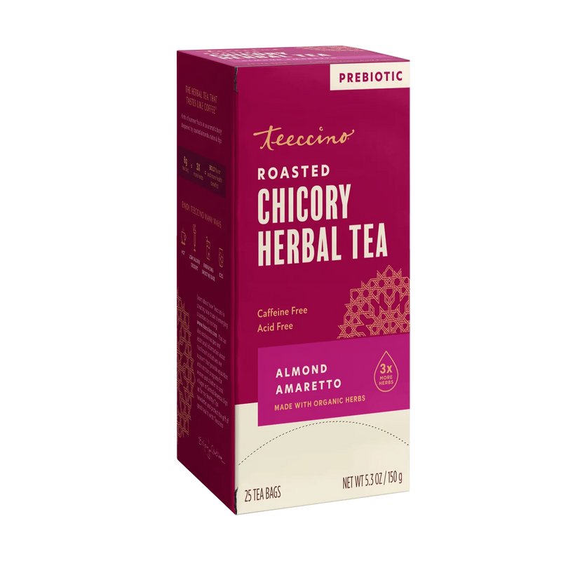 Teeccino Almond Amaretto Roasted Herbal Tea Herbal Tea