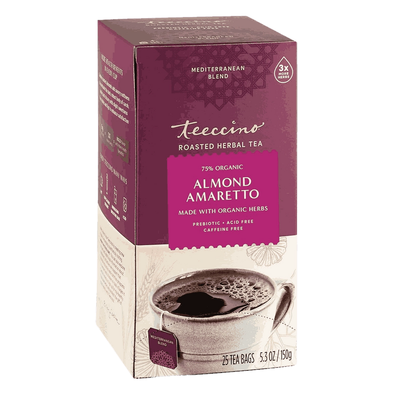 Teeccino Almond Amaretto Roasted Herbal Tea Herbal Tea