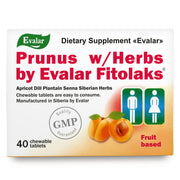 SiberianGreen.com Prunus with Herbs by Evalar Fitolaks 40 Tabs Herbs