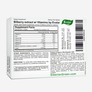 SiberianGreen.com Blueberry Forte with Lutein - 100 Tablets- Vision care and Eye care supplement Herbs