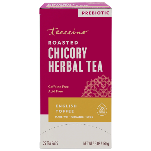 Teeccino English Toffee Roasted Herbal Tea Herbal Tea