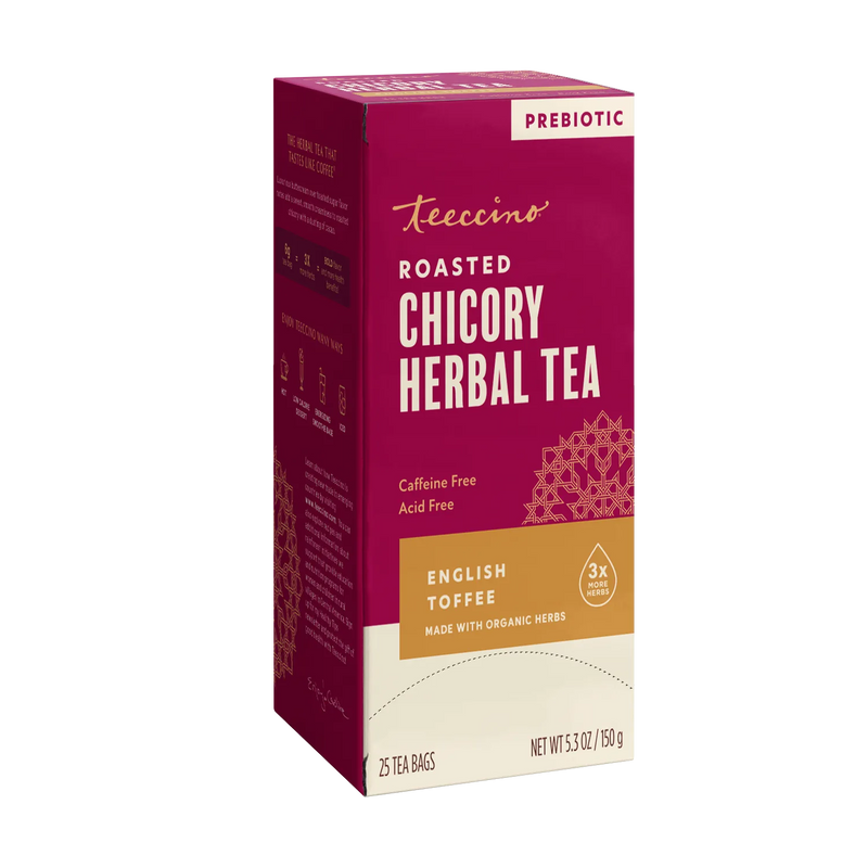 Teeccino English Toffee Roasted Herbal Tea Herbal Tea