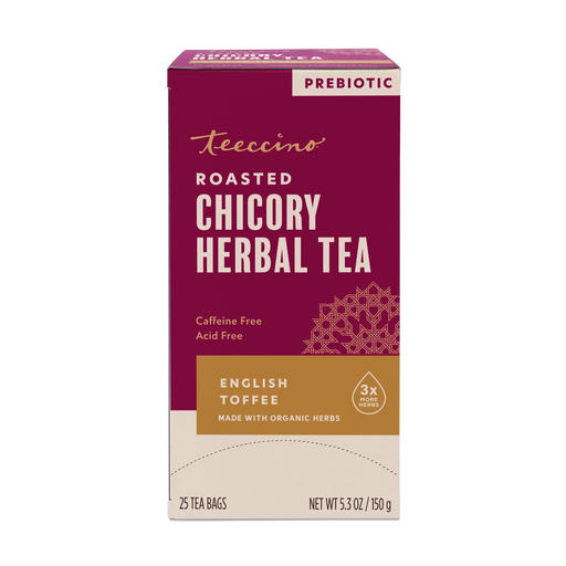 Teeccino English Toffee Roasted Herbal Tea Herbal Tea