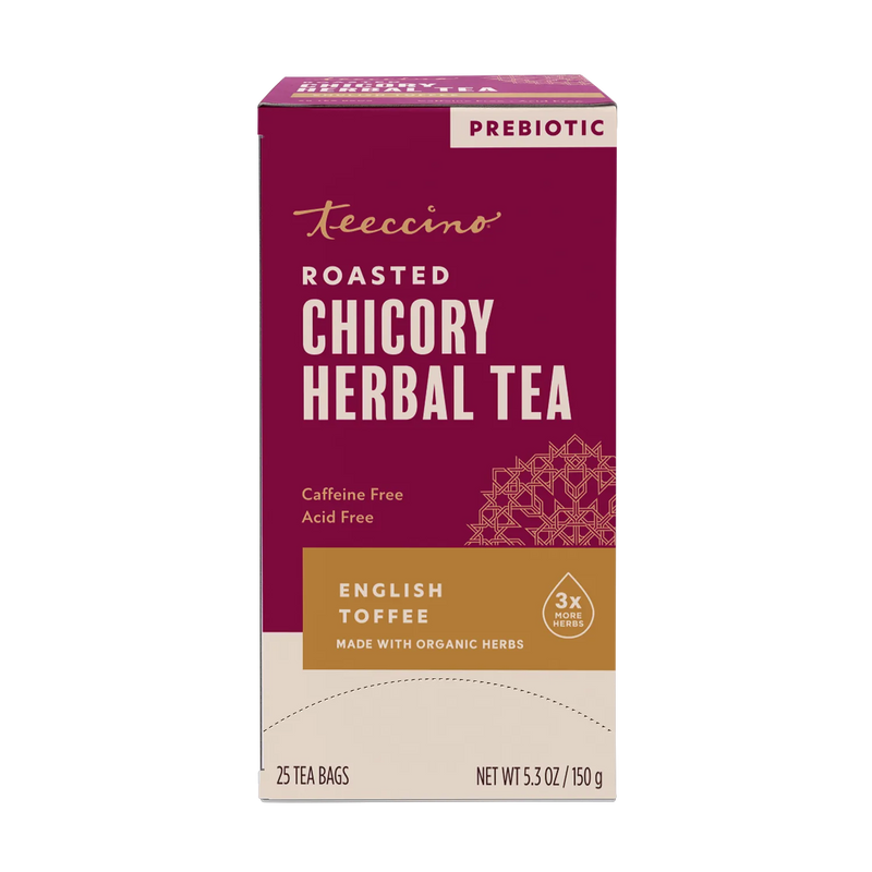 Teeccino English Toffee Roasted Herbal Tea Herbal Tea