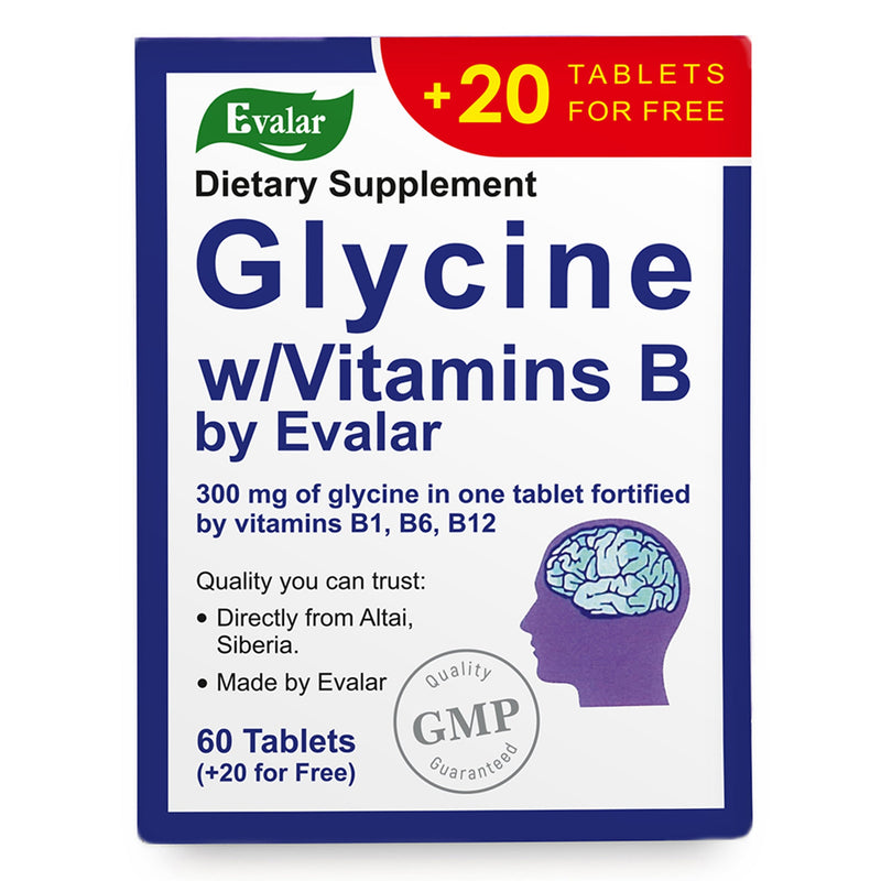 SiberianGreen.com Glycine Forte Evalar 60 Tabs Herbs