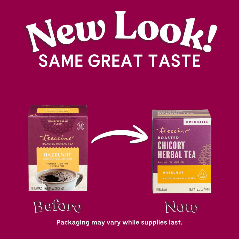 Teeccino Hazelnut Roasted Herbal Tea Herbal Tea