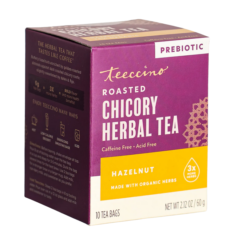 Teeccino Hazelnut Roasted Herbal Tea Herbal Tea