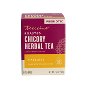 Teeccino Hazelnut Roasted Herbal Tea Herbal Tea Brown 25 tea bags,10 tea bags,50 tagless tea bags