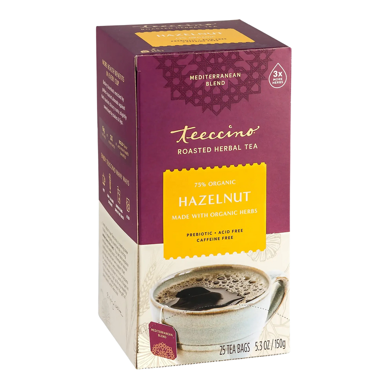 Teeccino Hazelnut Roasted Herbal Tea Herbal Tea