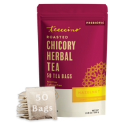 Teeccino Hazelnut Roasted Herbal Tea Herbal Tea Black 50 tagless tea bags