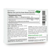 SiberianGreen.com Siberian Pine Larch by Evalar Dihydro Quercetin 100 Tabs Herbs