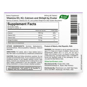 SiberianGreen.com Mountain Calcium with Vitamins D3 + K2 and Shilajit - 80 Tablets | Evalar Herbs