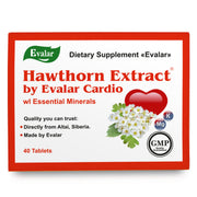 SiberianGreen.com Hawthorn Extract with Essential Minerals by Evalar 40 Tabs Herbs