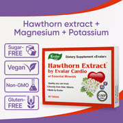 SiberianGreen.com Hawthorn Extract with Essential Minerals by Evalar 40 Tabs Herbs