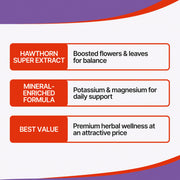 SiberianGreen.com Hawthorn Extract with Essential Minerals by Evalar 40 Tabs Herbs