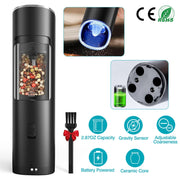 SmartPursue™ Electric Salt & Pepper Grinder – Gravity Sensor with LED Electric Salt Grinder