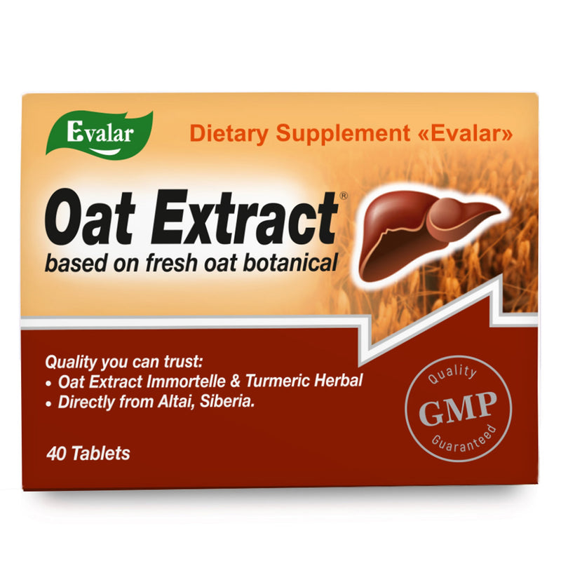 SiberianGreen.com Oat Extract with Herbs by Evalar Ovesol 40 Tabs Herbs