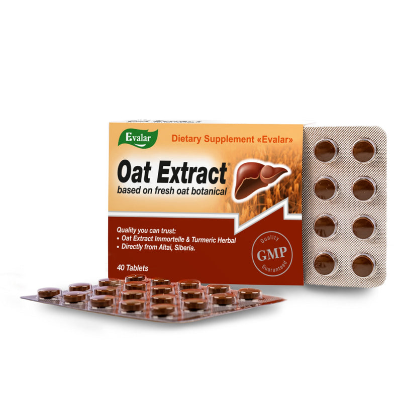 SiberianGreen.com Oat Extract with Herbs by Evalar Ovesol 40 Tabs Herbs