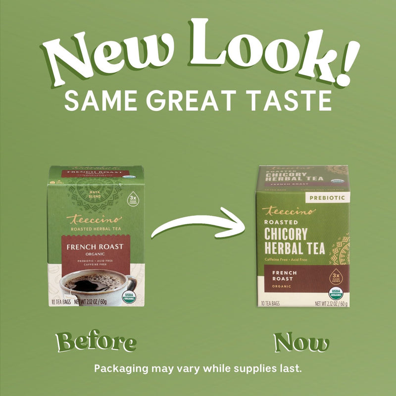 Teeccino French Roast Roasted Herbal Tea Herbal Tea