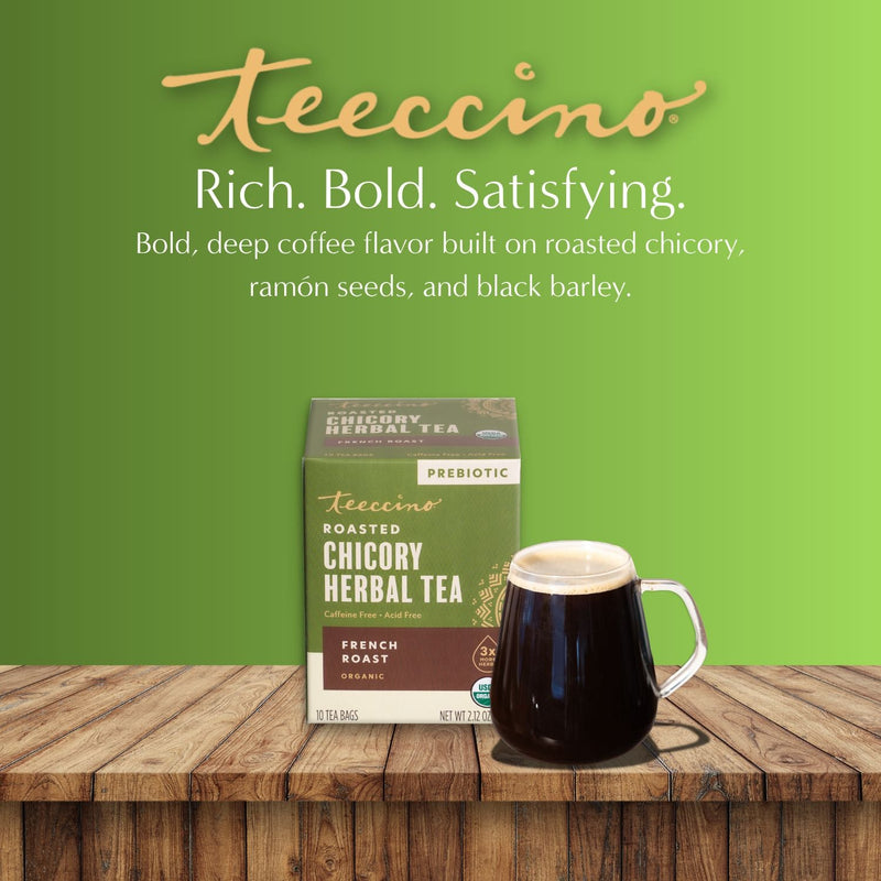Teeccino French Roast Roasted Herbal Tea Herbal Tea