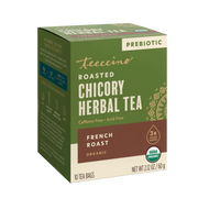 Teeccino French Roast Roasted Herbal Tea Herbal Tea Dark Olive Green 25 tea bags,10 tea bags,50 tagless tea bags