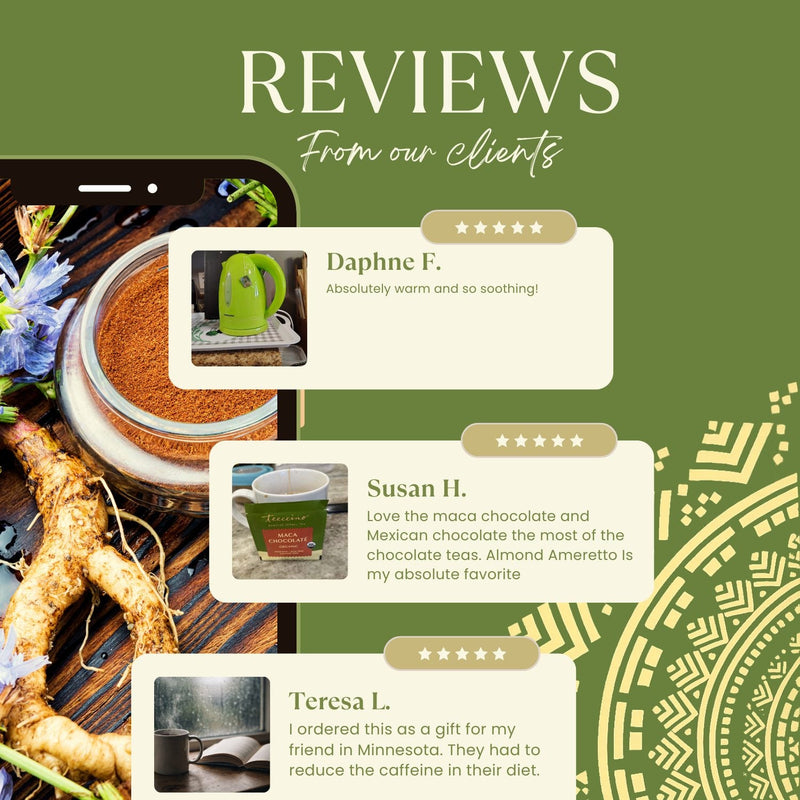Teeccino French Roast Roasted Herbal Tea Herbal Tea