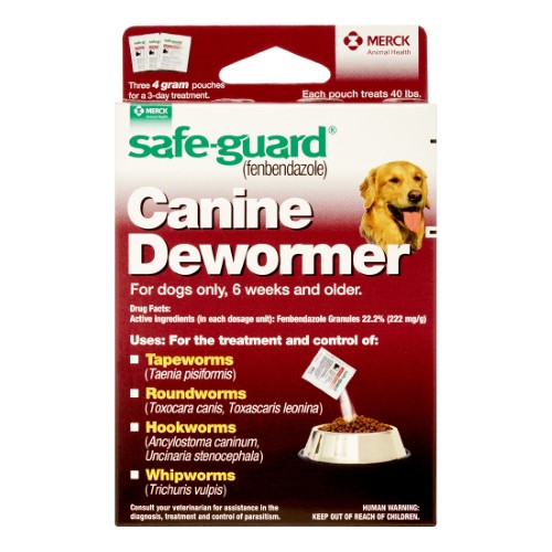 Excel Excel Safe Guard Canine Dewormer For Large Dogs, 4-Gram Dog Supplies