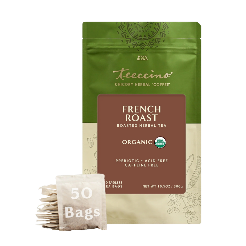 Teeccino French Roast Roasted Herbal Tea Herbal Tea