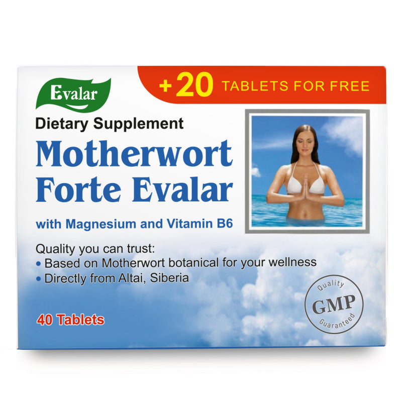 SiberianGreen.com Motherwort Forte Herb with Vitamins by Evalar 40 Tabs Herbs