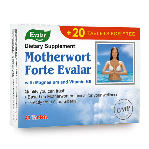 SiberianGreen.com Motherwort Forte Herb with Vitamins by Evalar 40 Tabs Herbs