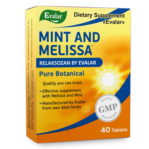 SiberianGreen.com Mint Melissa Herbs by Evalar 40 Tabs Herbs