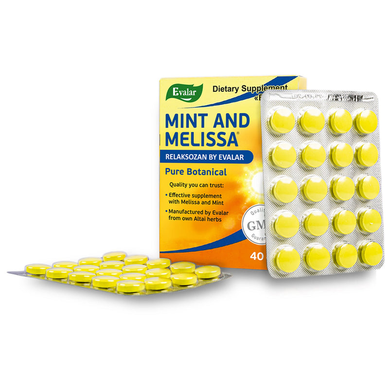 SiberianGreen.com Mint Melissa Herbs by Evalar 40 Tabs Herbs