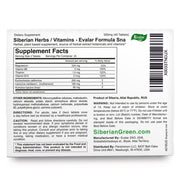 SiberianGreen.com Siberian Herbs Vitamins by Evalar Formula 40 Tabs Herbs