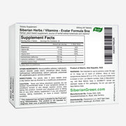 SiberianGreen.com Siberian Herbs Vitamins by Evalar Formula 40 Tabs Herbs